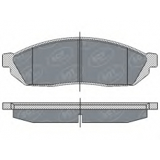 SP 265 PR SCT Комплект тормозных колодок, дисковый тормоз
