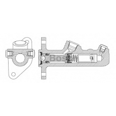 F 026 003 941 BOSCH Главный тормозной цилиндр