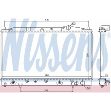 62865 NISSENS Радиатор, охлаждение двигателя