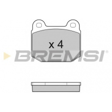 BP3035 BREMSI Комплект тормозных колодок, дисковый тормоз