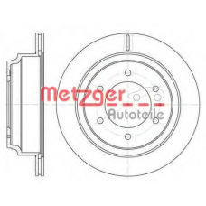 6515.10 METZGER Тормозной диск