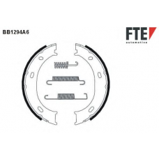 BB1294A6 FTE Комплект тормозных колодок, стояночная тормозная с