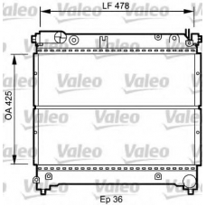 735073 VALEO Радиатор, охлаждение двигателя