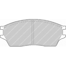 FDB488 FERODO Комплект тормозных колодок, дисковый тормоз