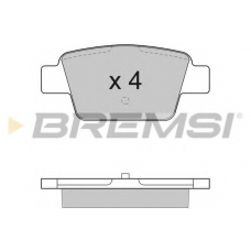 BP2947 BREMSI Комплект тормозных колодок, дисковый тормоз