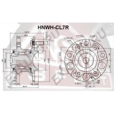 HNWH-CL7R ASVA Ступица колеса