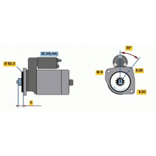 0 001 121 034 BOSCH Стартер