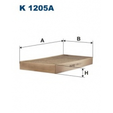 K1205A FILTRON Фильтр, воздух во внутренном пространстве