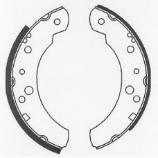 BS720 QUINTON HAZELL Комплект тормозных колодок