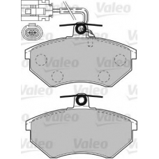 598982 VALEO Комплект тормозных колодок, дисковый тормоз