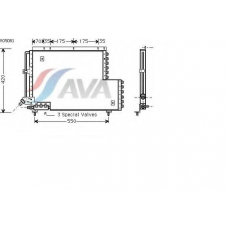 VO5081 AVA Конденсатор, кондиционер