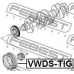 VWDS-TIG FEBEST Ременный шкив, коленчатый вал