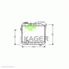 31-1952 KAGER Радиатор, охлаждение двигателя