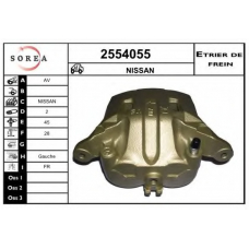 2554055 EAI Тормозной суппорт