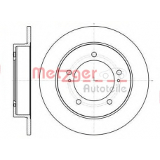 6110685 METZGER Тормозной диск
