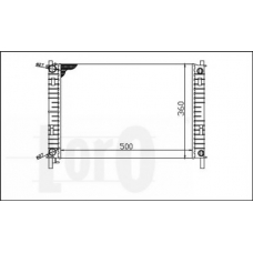 017-017-0017 LORO Радиатор, охлаждение двигателя