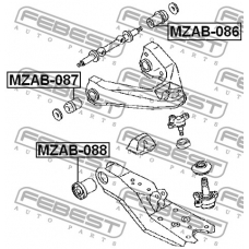 MZAB-088 FEBEST Подвеска, рычаг независимой подвески колеса