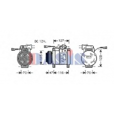 851398N AKS DASIS Компрессор, кондиционер
