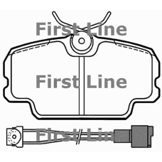 FBP1167 FIRST LINE Комплект тормозных колодок, дисковый тормоз
