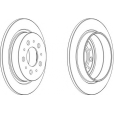 DDF1060-1 FERODO Тормозной диск