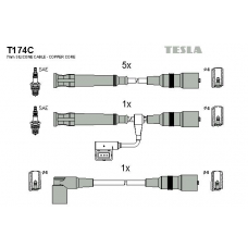 T174C TESLA Комплект проводов зажигания