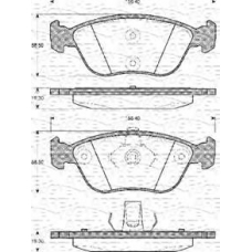 363702161117 MAGNETI MARELLI Комплект тормозных колодок, дисковый тормоз