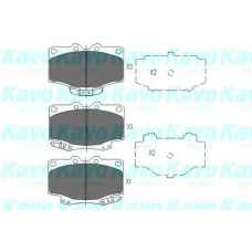KBP-9048 KAVO PARTS Комплект тормозных колодок, дисковый тормоз