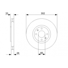 0 986 479 288 BOSCH Тормозной диск