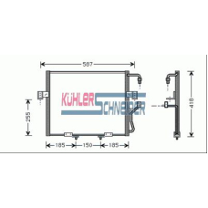 5220801 KUHLER SCHNEIDER Конденсатор, кондиционер