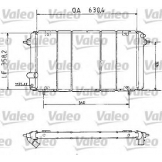 730065 VALEO Радиатор, охлаждение двигателя