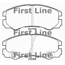 FBP3034 FIRST LINE Комплект тормозных колодок, дисковый тормоз