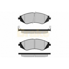 PA1146 BRAKE ENGINEERING Комплект тормозных колодок, дисковый тормоз