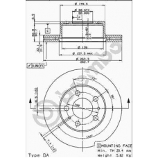 09.4629.10 BREMBO Тормозной диск