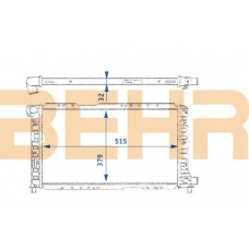 2109170 BEHR Radiator