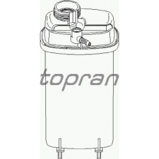 500 791 TOPRAN Компенсационный бак, охлаждающая жидкость