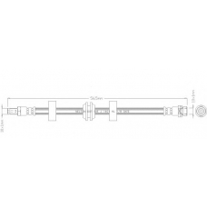 4549 REMKAFLEX Тормозной шланг
