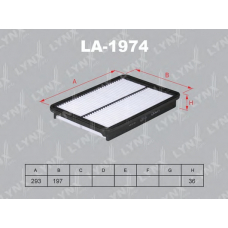 LA1974 LYNX Фильтр воздушный