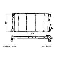 17096 KЬHLER-PAPE Wasserkьhler  pkw