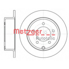 61025.00 METZGER Тормозной диск