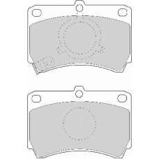 FD6636A NECTO Комплект тормозных колодок, дисковый тормоз