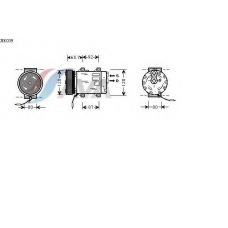 JEK039 AVA Компрессор, кондиционер
