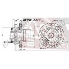 OPWH-ZAFF ASVA Ступица колеса