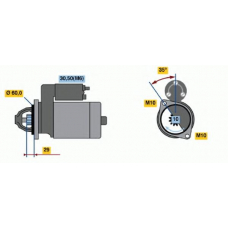 0 001 115 070 BOSCH Стартер