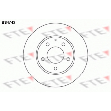 BS4742 FTE Тормозной диск