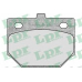 05P182 LPR Комплект тормозных колодок, дисковый тормоз