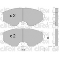 822-405-0 CIFAM Комплект тормозных колодок, дисковый тормоз