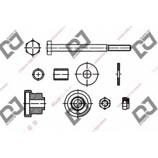 DL1332 DJ PARTS Тяга / стойка, стабилизатор