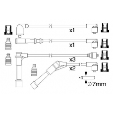 0 986 357 180 BOSCH Комплект проводов зажигания