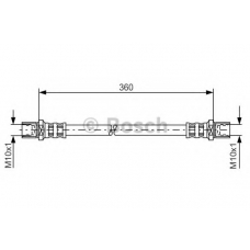 1 987 481 138 BOSCH Тормозной шланг