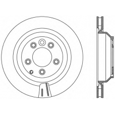 BDR2489.20 OPEN PARTS Тормозной диск